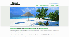 Desktop Screenshot of diplomaticsecondpassport.com